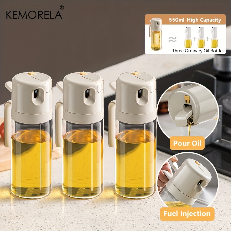 Kitchen Gadgets Oil Spray - 550ML Oil Sprayer Bottle 1/2/3PCS BBQ