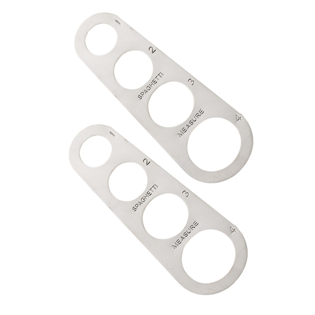 Pasta Measuring Tool - 2Pcs Stainless Steel Spaghetti Measurer Tool