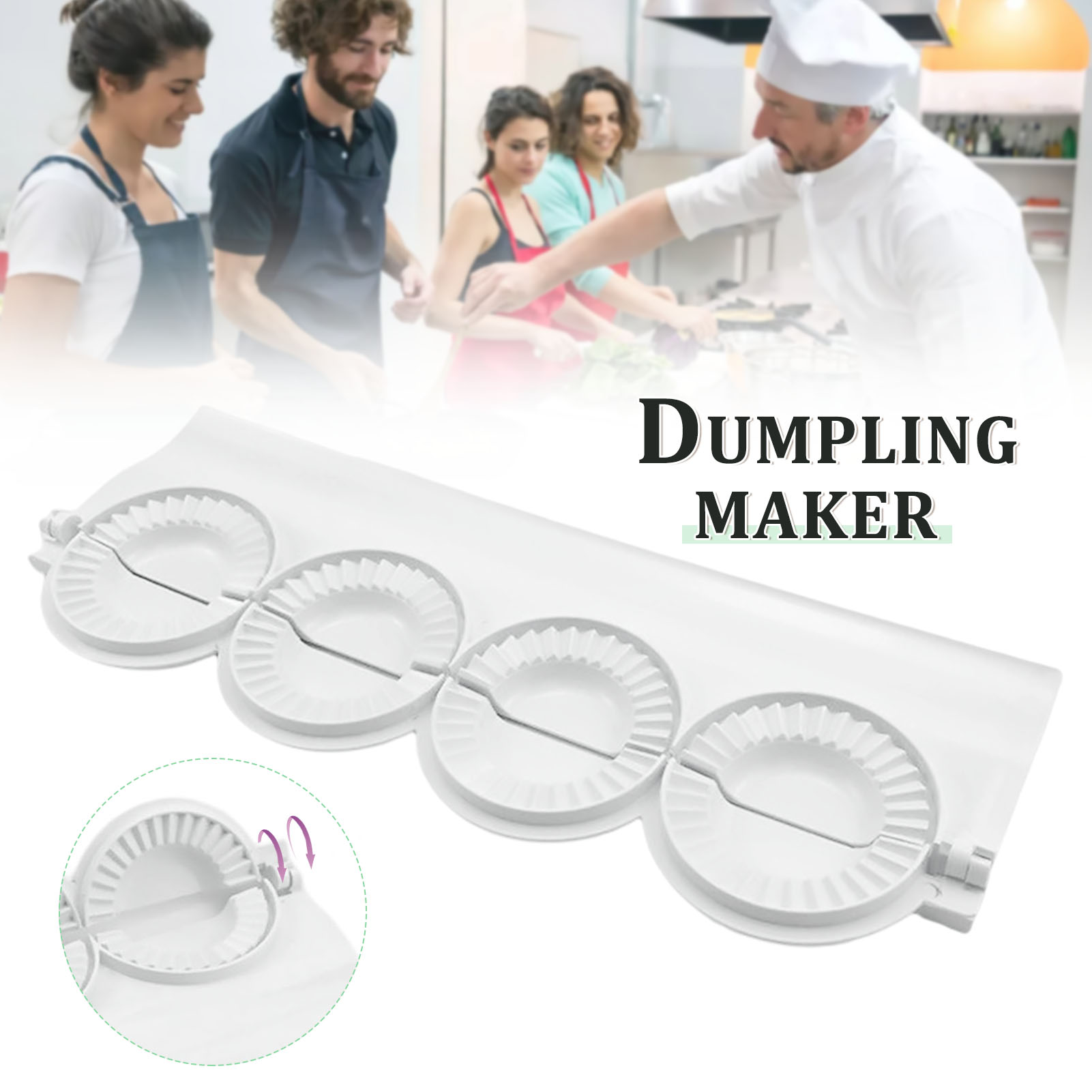 Quality Kitchen Gadgets - Large Diy Dumpling Mold Dough Press