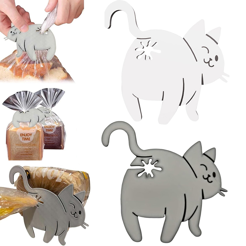 Funny Cat Butt Bread Clip 3D P - огляд і ціна Kitchen Gadgets To 3D Print