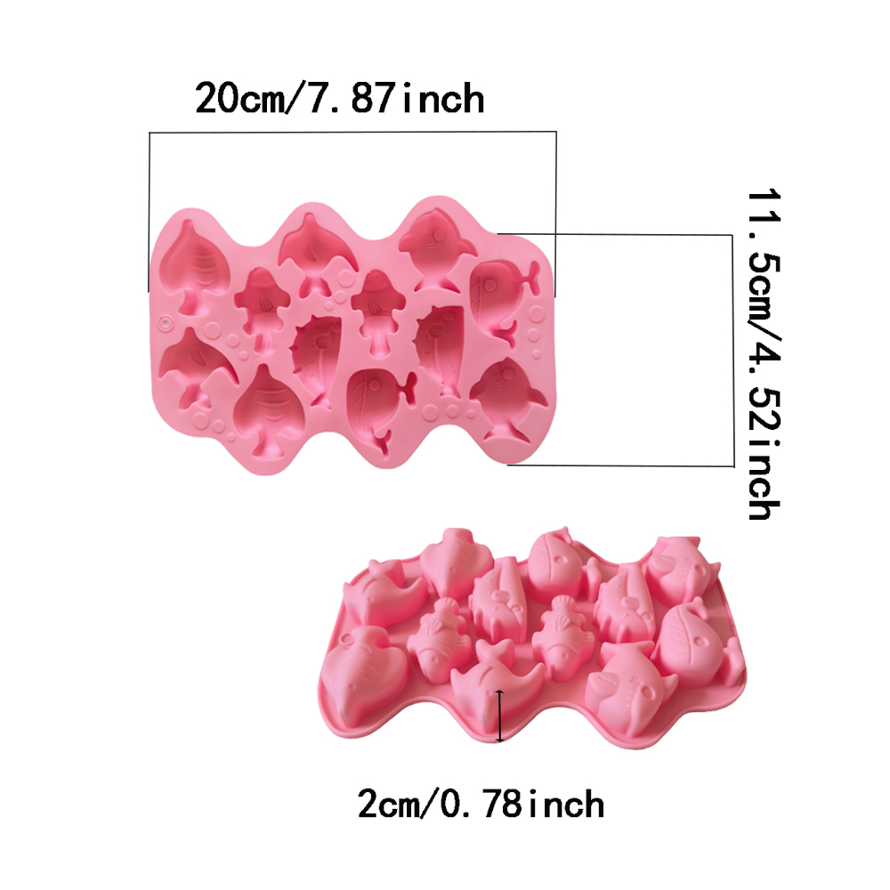 1pc 12 cavity 6 models, small  - огляд і ціна Silicone Mold Baking