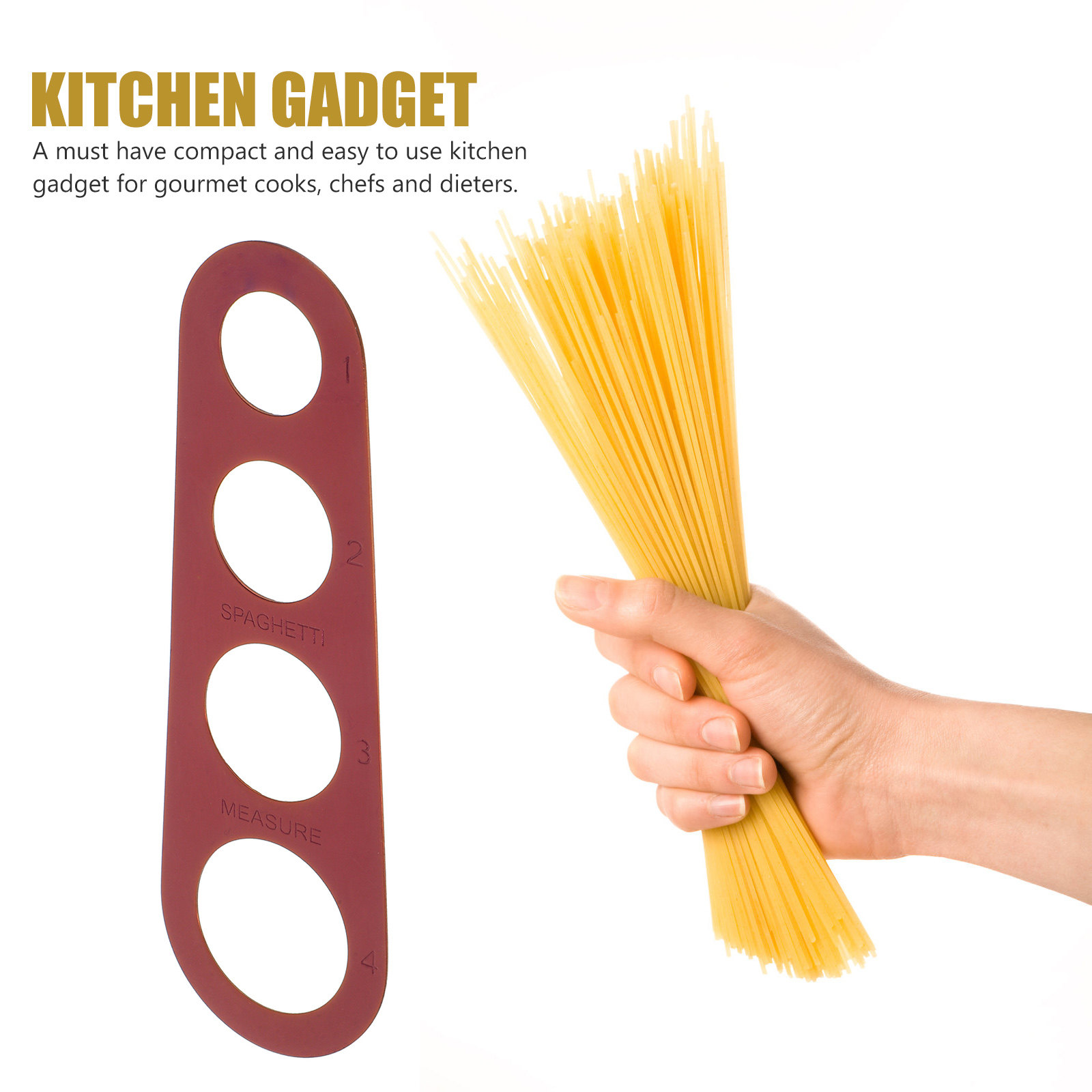 Stainless Steel 4 Hole Pasta M - огляд і ціна Pasta Measuring Tool