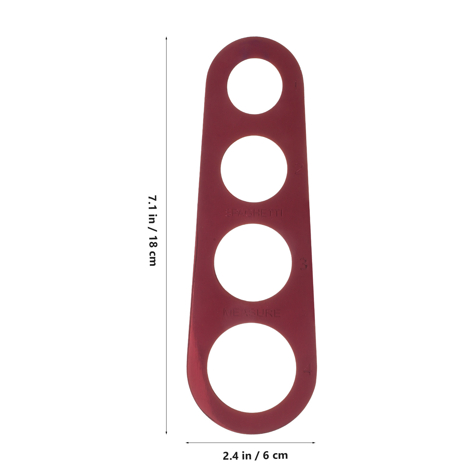 Stainless Steel 4 Hole Pasta M - огляд і ціна Pasta Measuring Tool