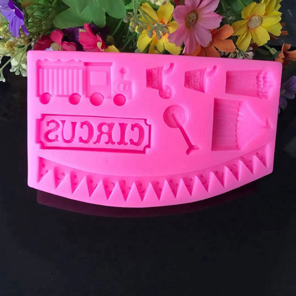 2Pcs Circus Theme Silicone Fon - огляд і ціна Silicone Mold Baking