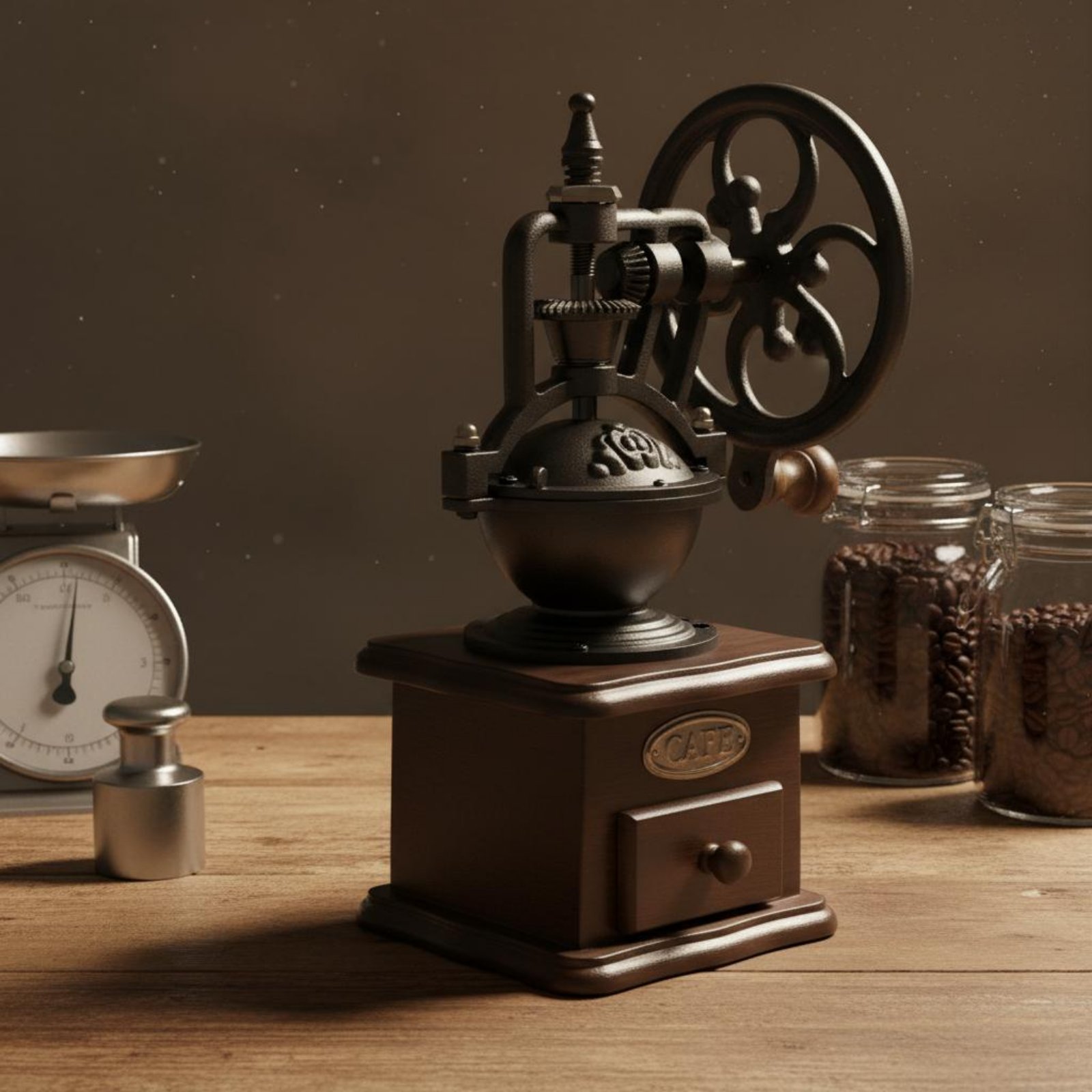 Manual Amusement Wheel Coffee  - огляд і ціна Kitchen Gadgets Vintage