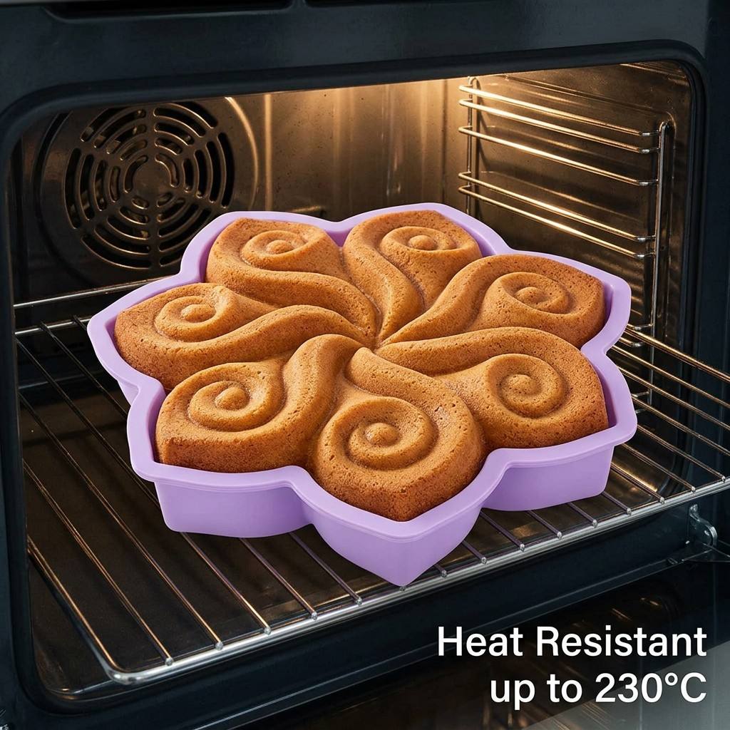 Large Flower Silicone Cake Mol - огляд і ціна Quality Kitchen Gadgets