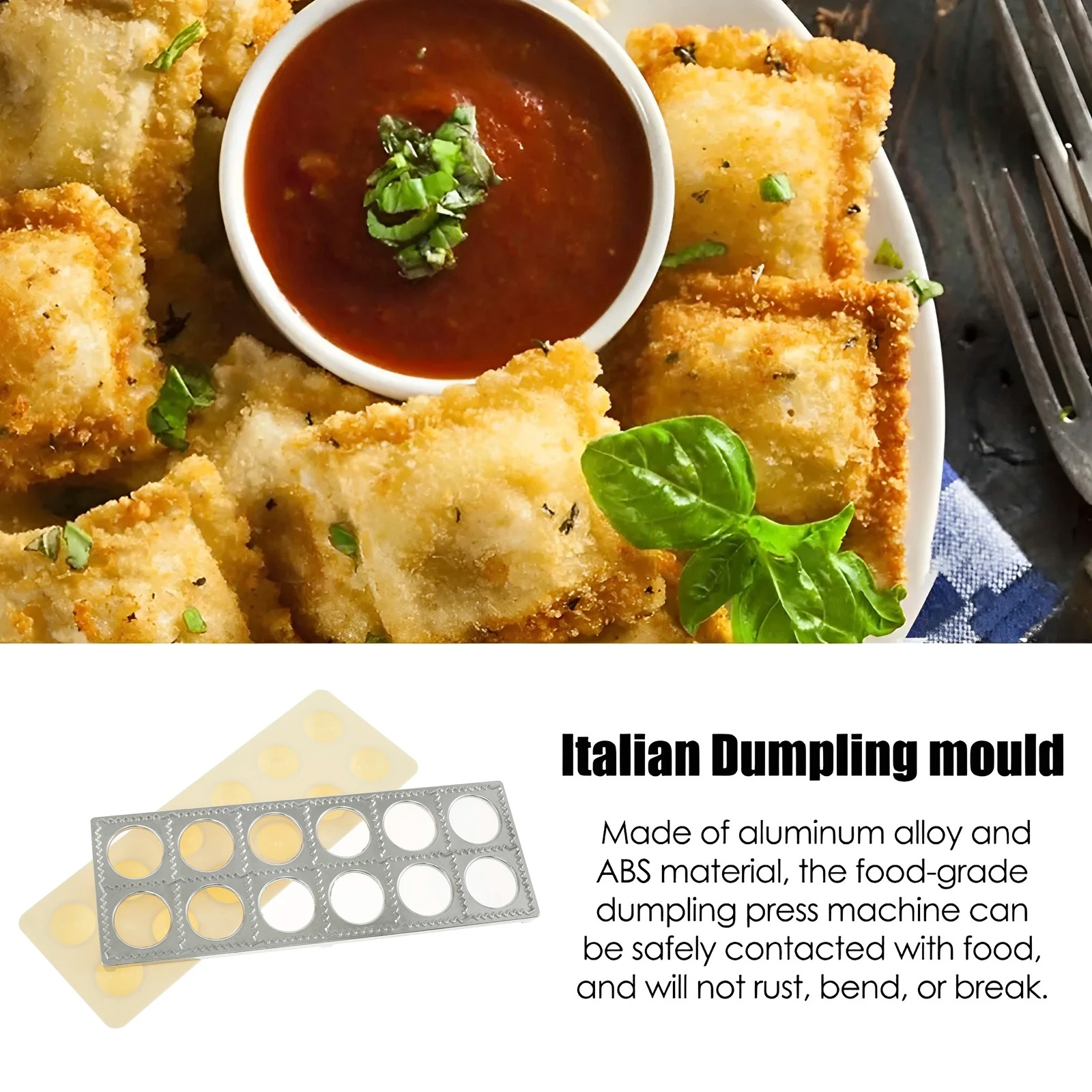 Dumpling Mold 12 Holes Ravioli - огляд і ціна Quality Kitchen Gadgets