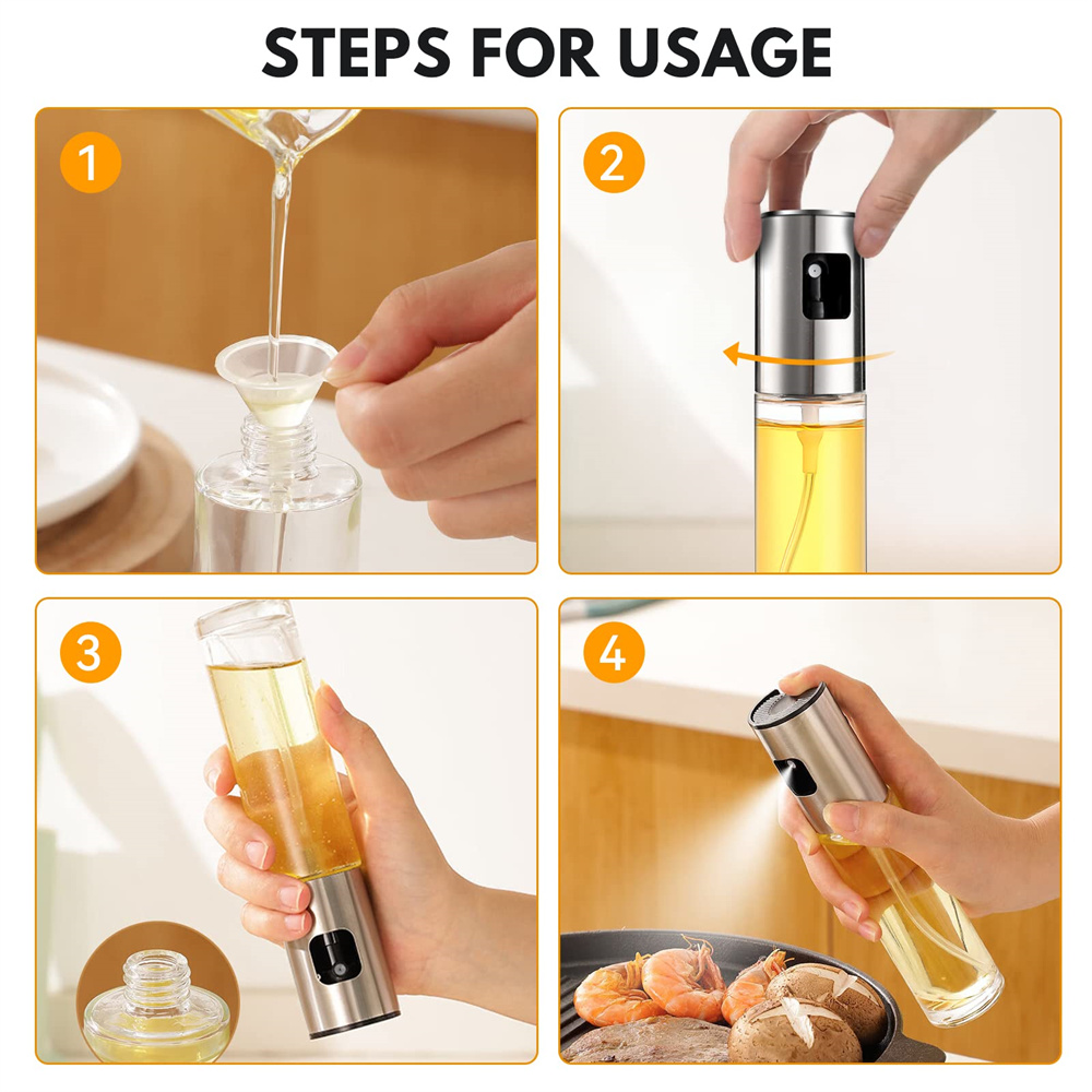 Glass Oil Sprayer for Cooking  - огляд і ціна Kitchen Gadgets Oil Spray