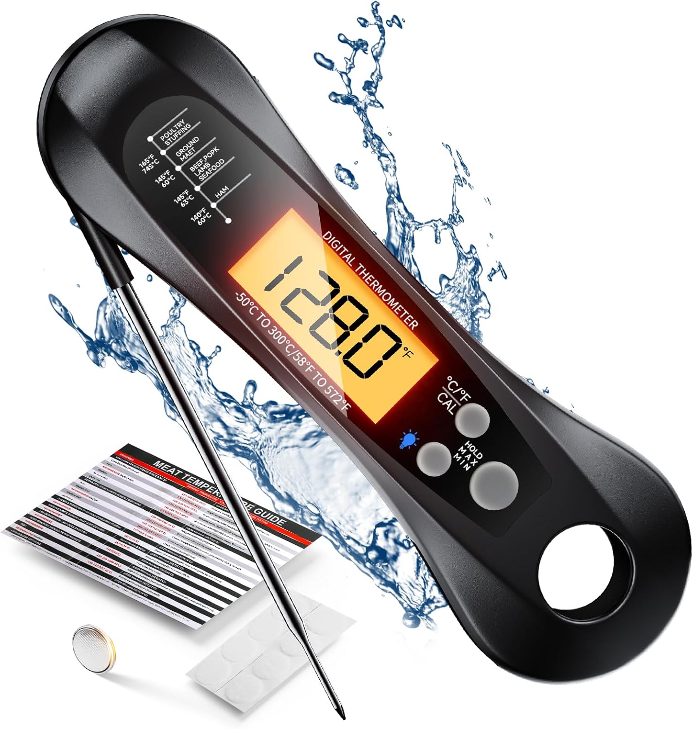 Digital Instant Read Meat Ther - огляд і ціна Instant Read Thermometer