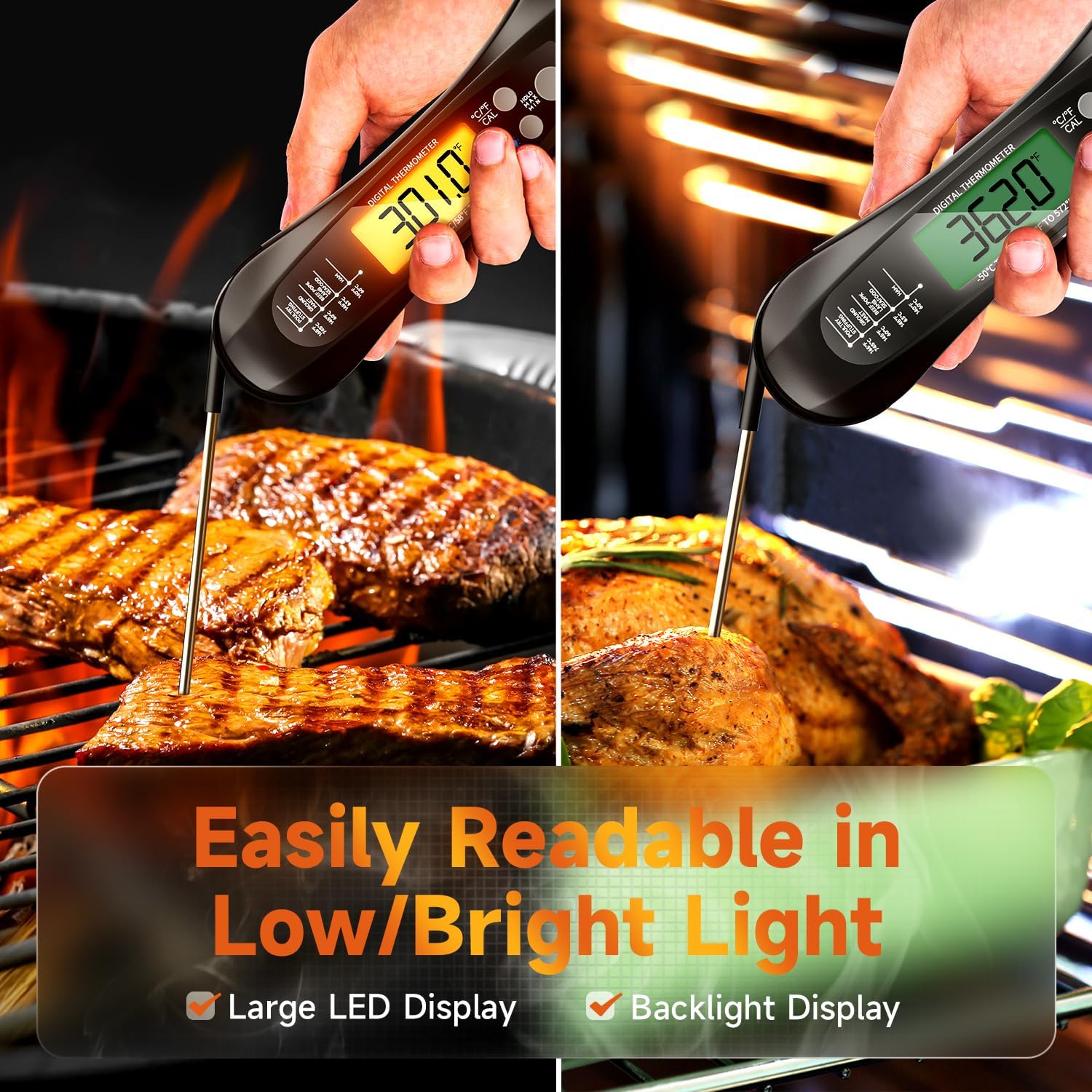 Digital Instant Read Meat Ther - огляд і ціна Instant Read Thermometer