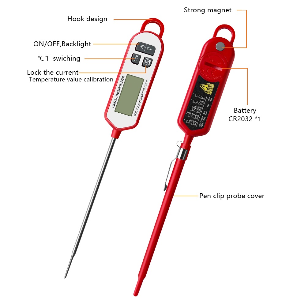 Digital Meat Thermometer  Inst - огляд і ціна Instant Read Thermometer
