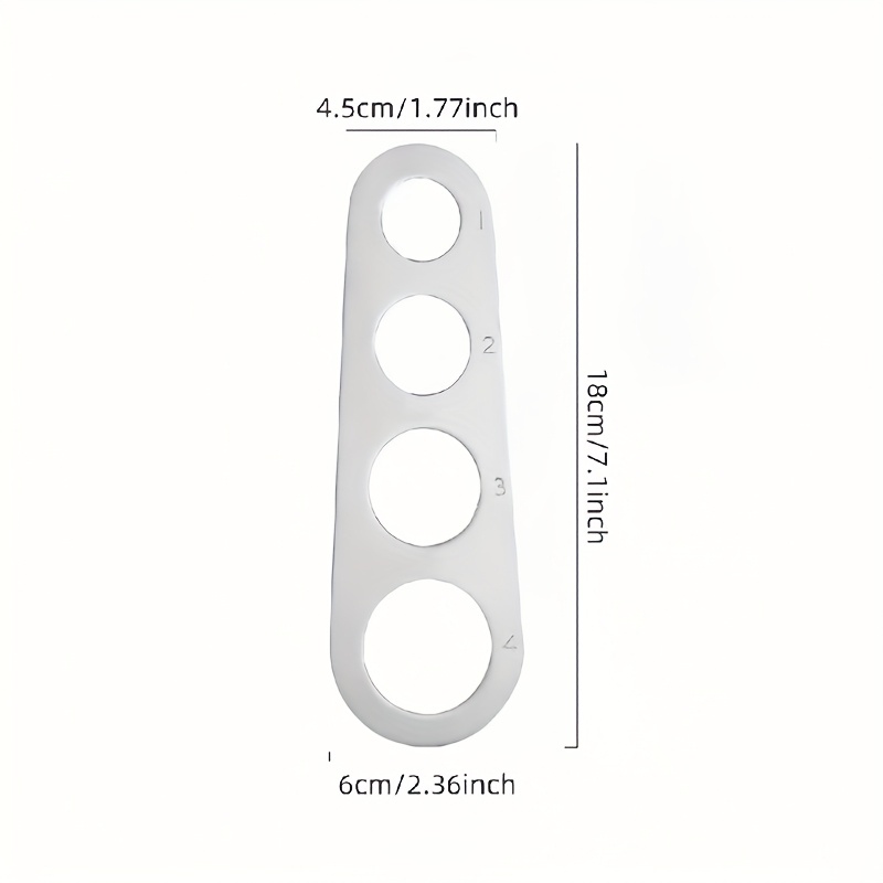 Stainless Steel 4-Hole Pasta M - огляд і ціна Pasta Measuring Tool
