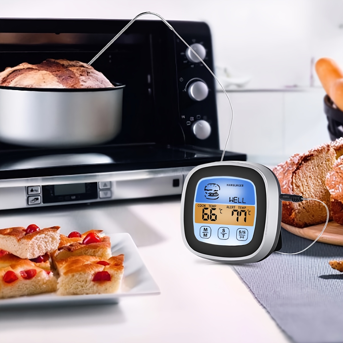 Digital Meat Thermometer BBQ T - огляд і ціна Instant Read Thermometer