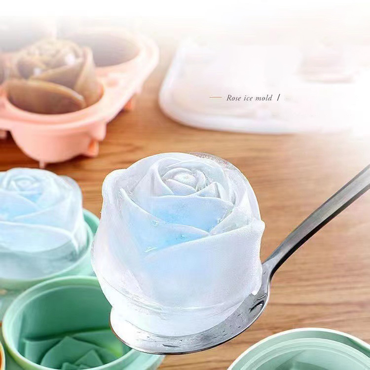 3D Rose Ice Molds 4 Holes Ice  - огляд і ціна Quality Kitchen Gadgets