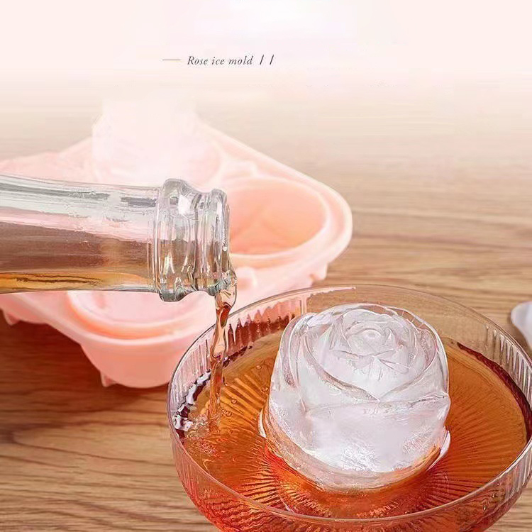 3D Rose Ice Molds 4 Holes Ice  - огляд і ціна Quality Kitchen Gadgets