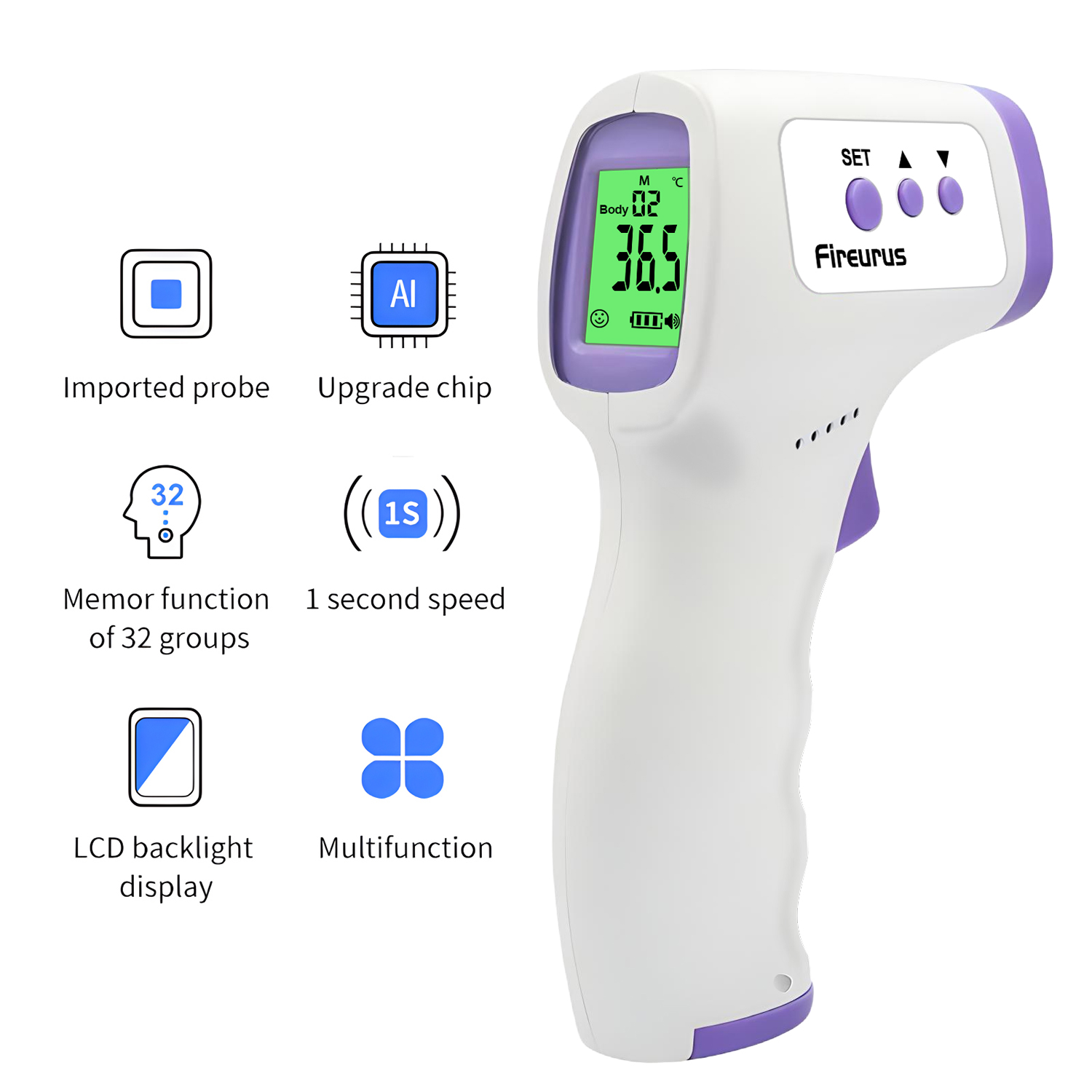 Firerurus Non‑Contact Infrared - огляд і ціна Instant Read Thermometer