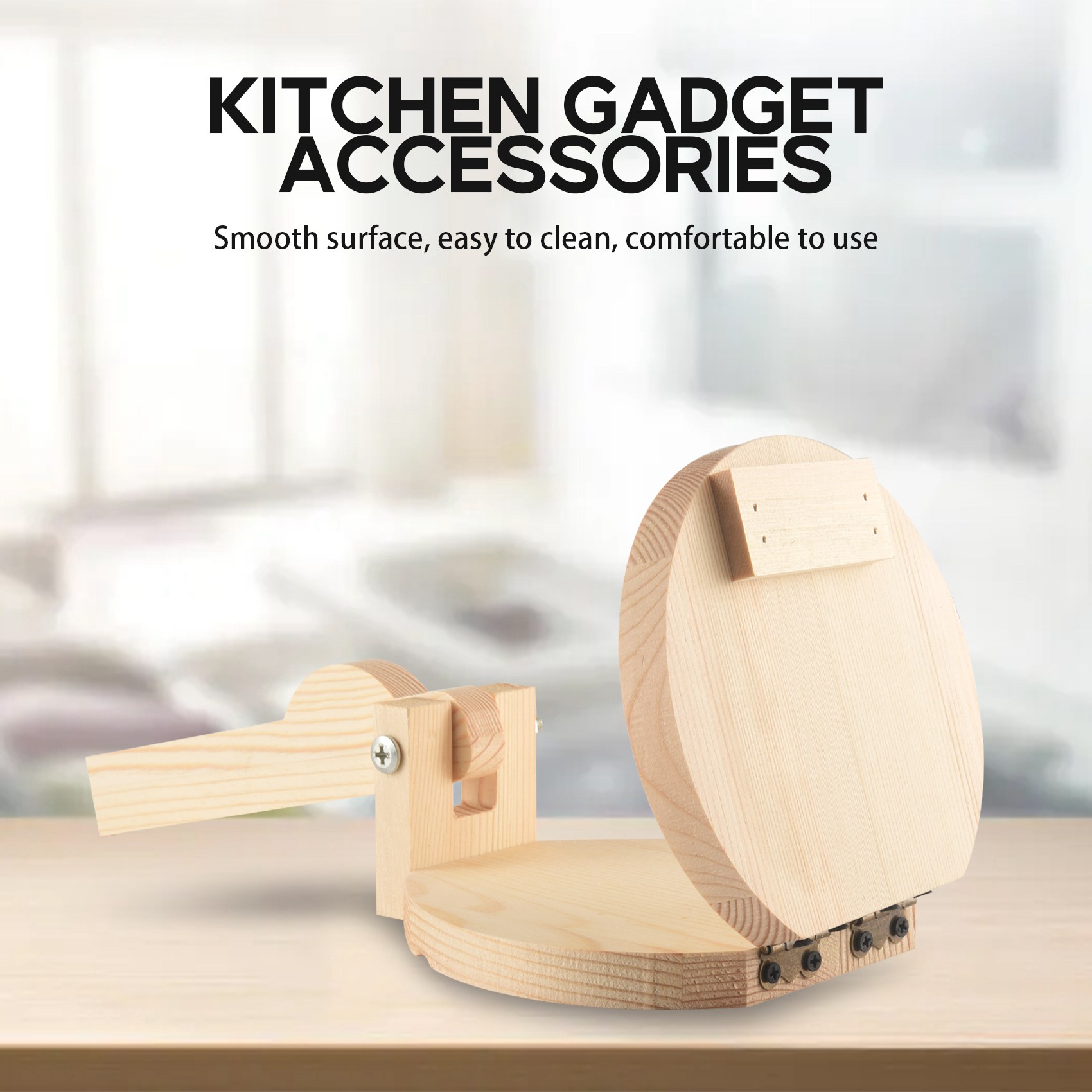 Y42A-Wood Tortilla Press Dumpl - огляд і ціна Kitchen Gadgets Roti Maker