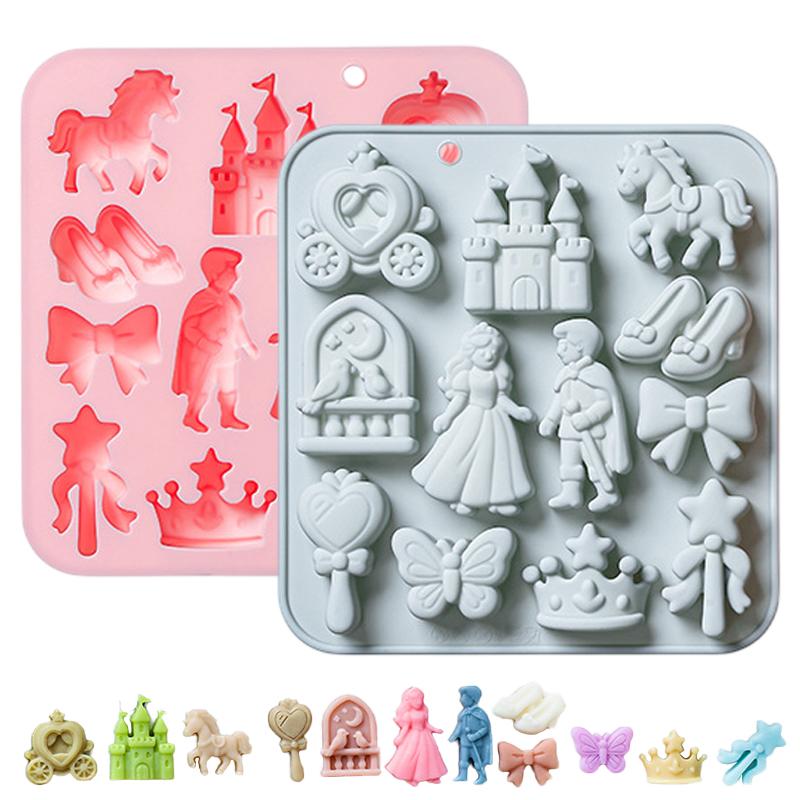 12‑Cavity 3D Prince Princess S - огляд і ціна Silicone Mold Baking