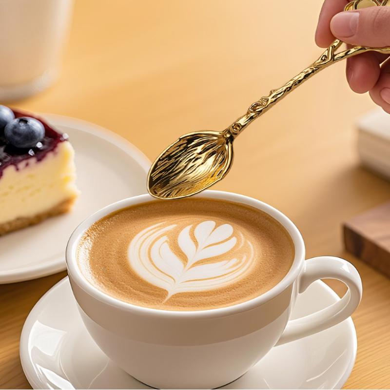 1Pc Metal Dessert Coffee Spoon - огляд і ціна Kitchen Gadgets Vintage