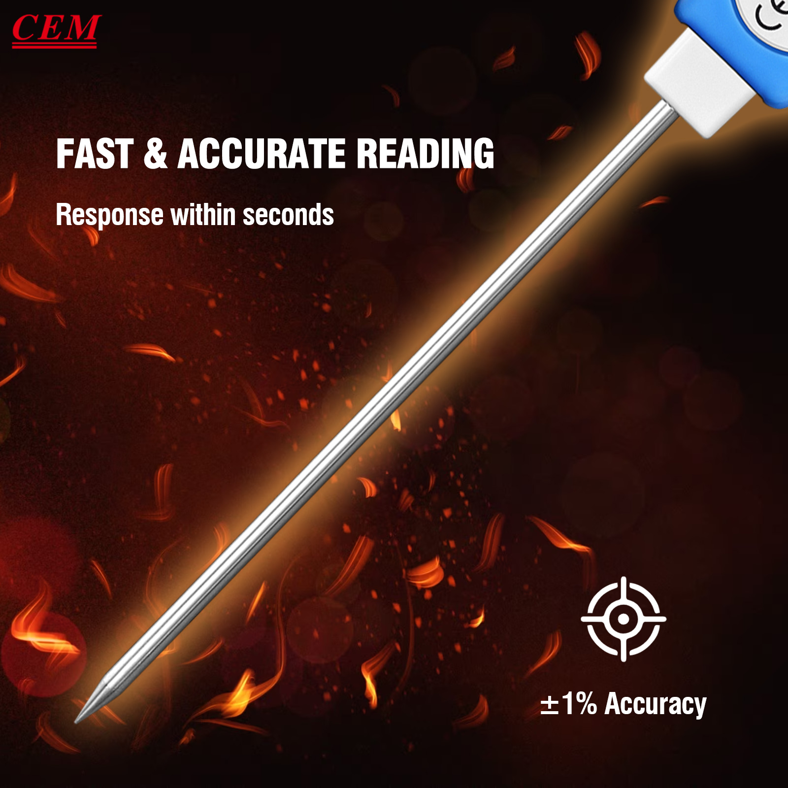 CEM Meat Thermometer Digital,  - огляд і ціна Instant Read Thermometer