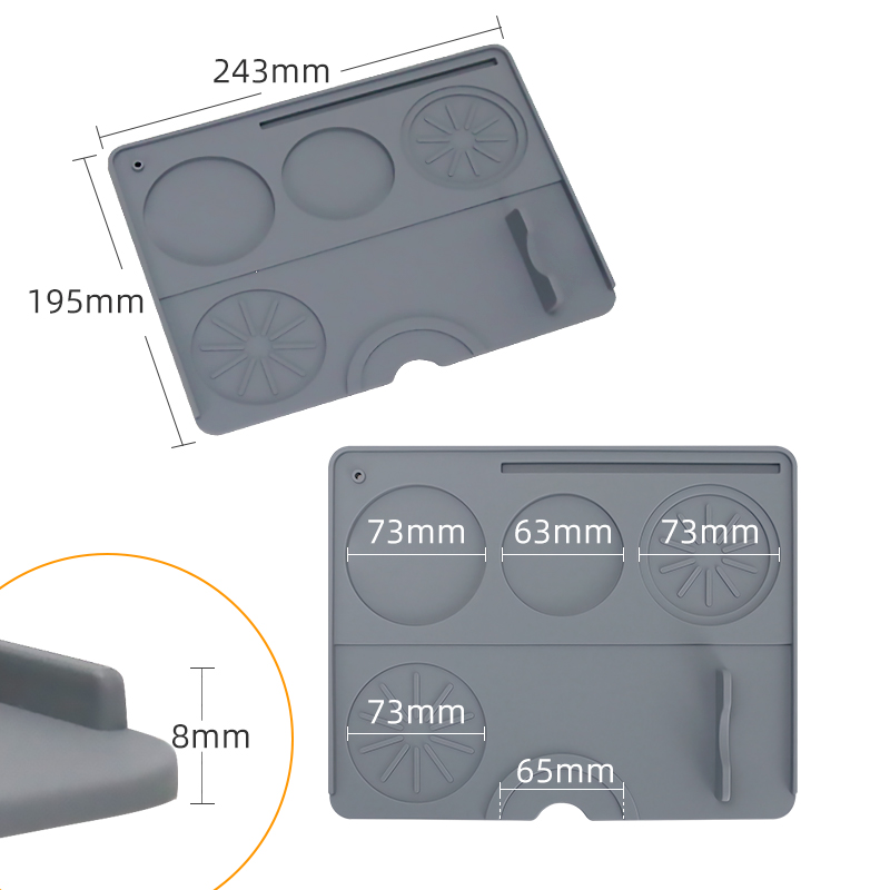 Coffee Tamper Mat Espresso Por - огляд і ціна Quality Kitchen Gadgets