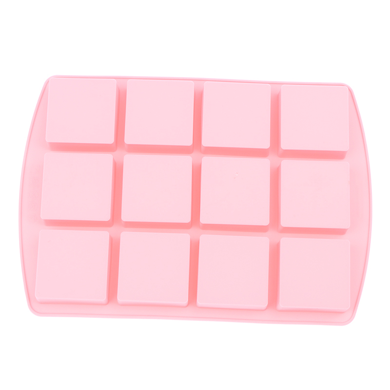 *1Pcs 12-Cavity Square Silicon - огляд і ціна Silicone Mold Baking