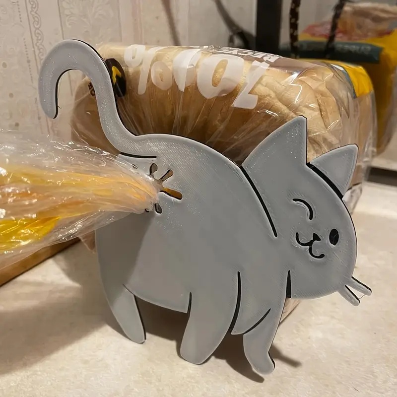 2pcs Funny Cat Butt Bag Clip,  - огляд і ціна Kitchen Gadgets To 3D Print