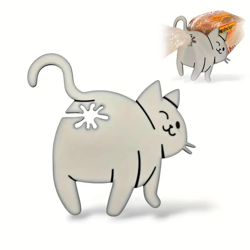 2pcs Funny Cat Butt Bag Clip,  - огляд і ціна Kitchen Gadgets To 3D Print