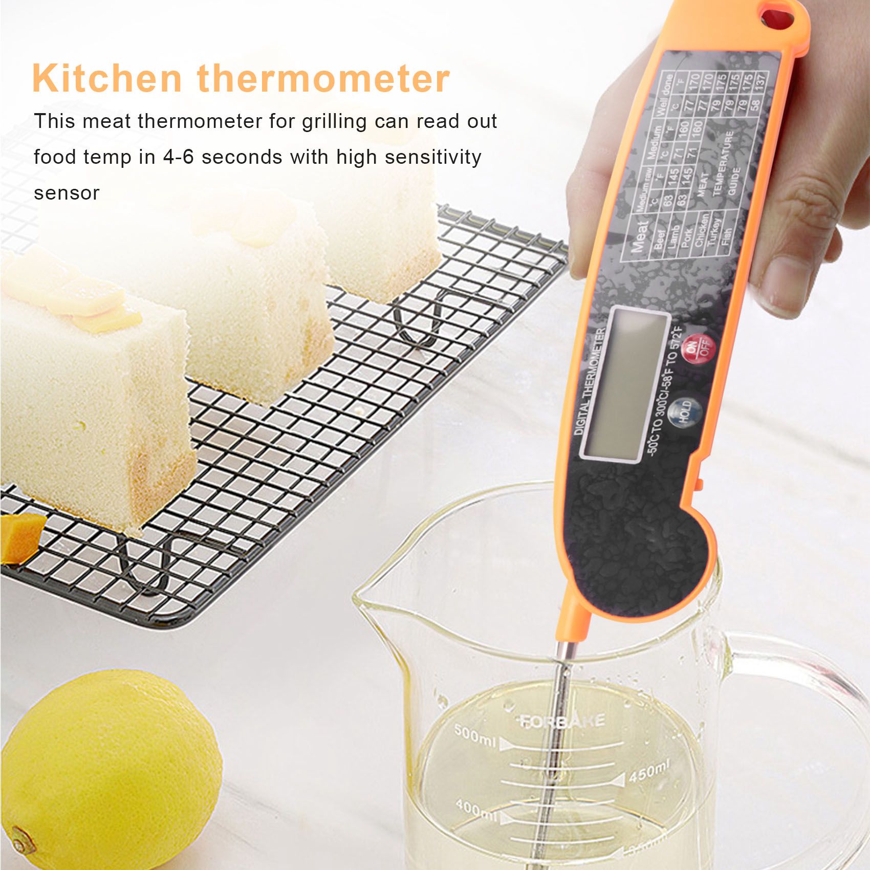 Digital Instant Read Meat Ther - огляд і ціна Instant Read Thermometer
