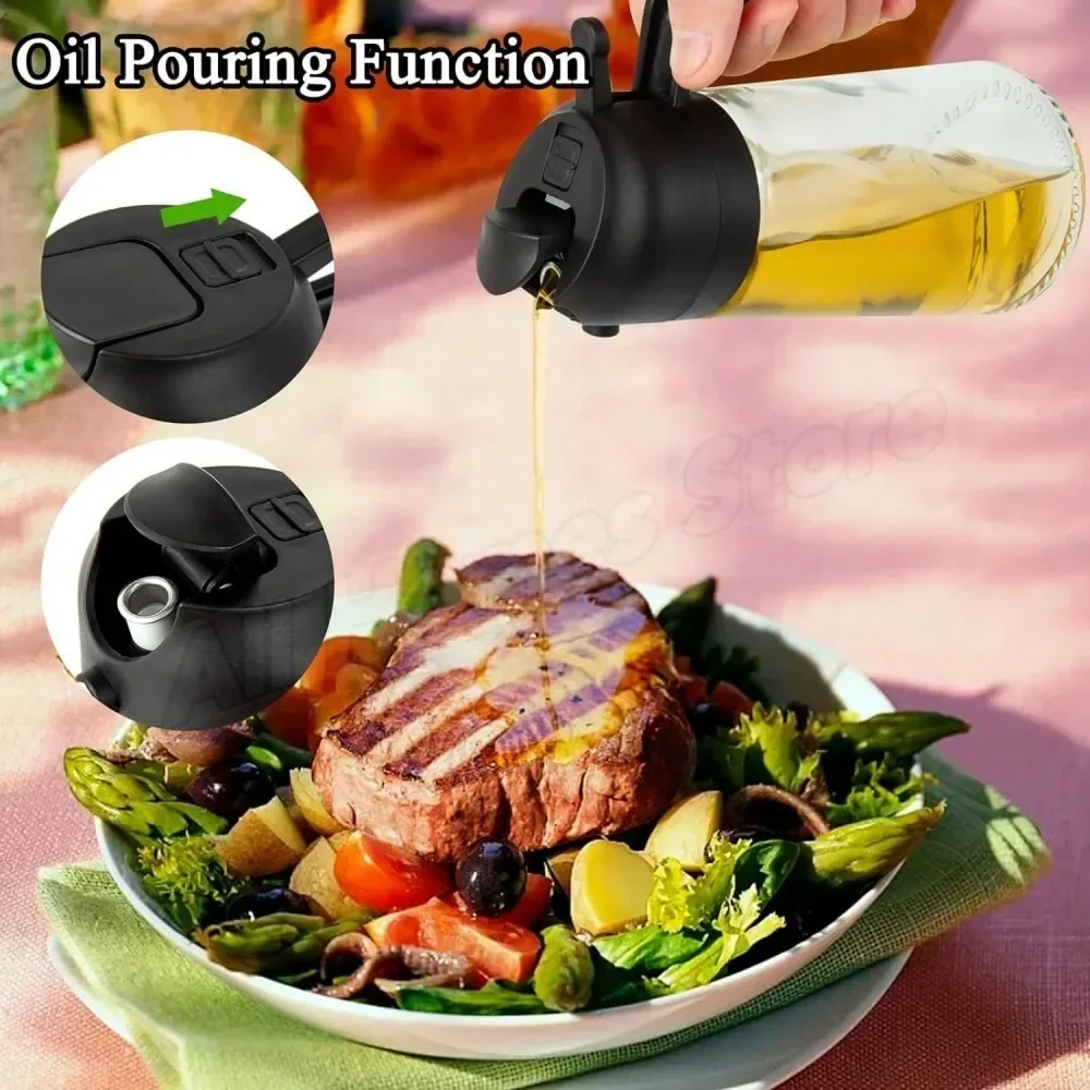 2in1 Plastic Oil Sprayer 500ml - огляд і ціна Kitchen Gadgets Oil Spray